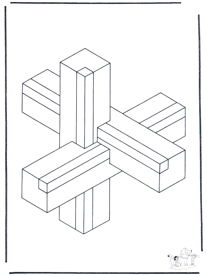 Formas geométricas 1 - Pinturas de arte