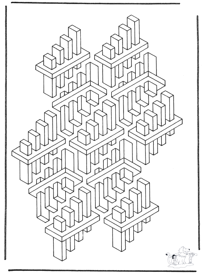 Formas geométricas 3 - Pinturas de arte