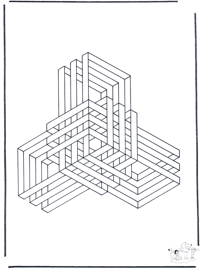 Formas geométricas 9 - Pinturas de arte