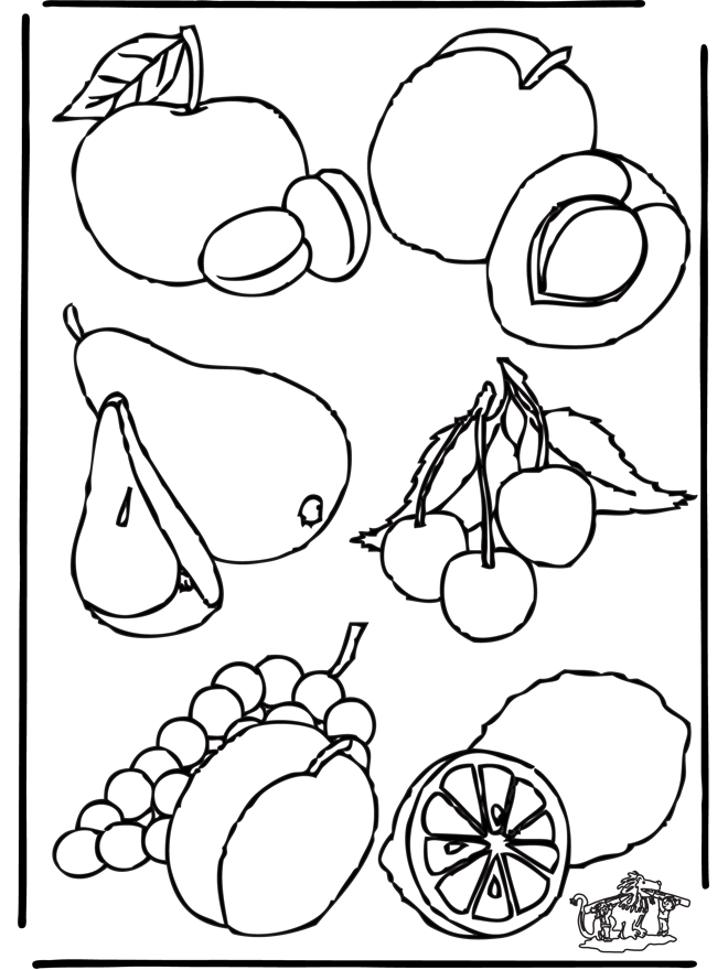 Fruto 1 - Vegetais e fruta