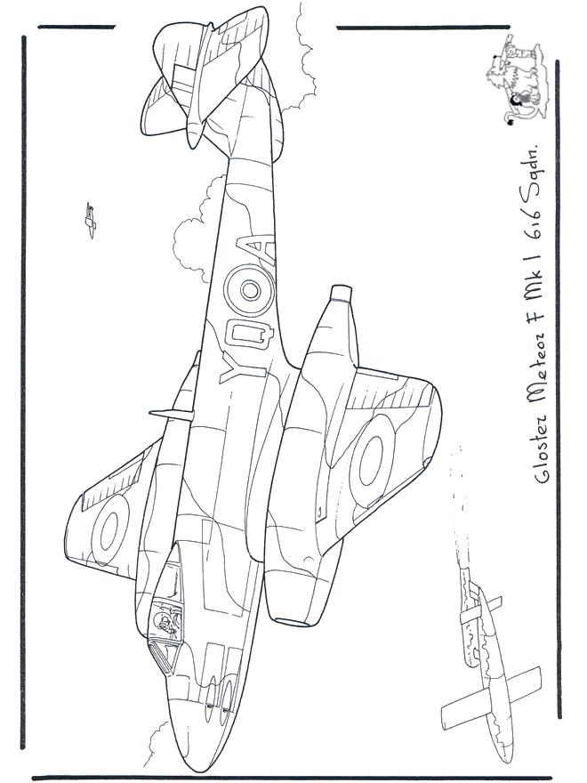 Gloster Meteor - Aviões