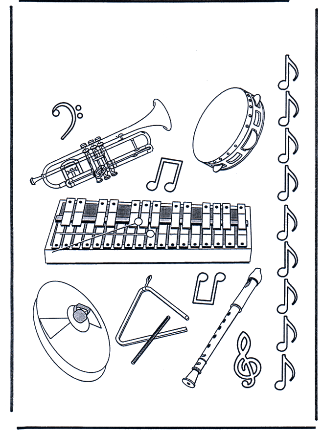 Instrumentos musicais - Música