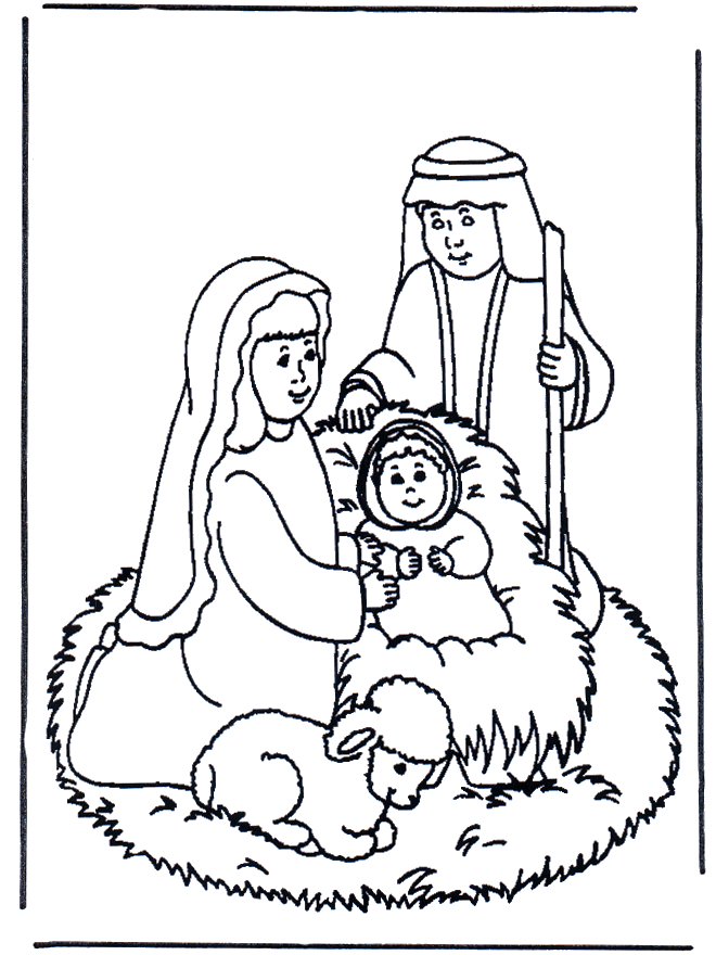 Jesus no comedoiro - Natal