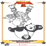 Personagens de banda desenhada - Kung Fu Panda 2 Desenho 4