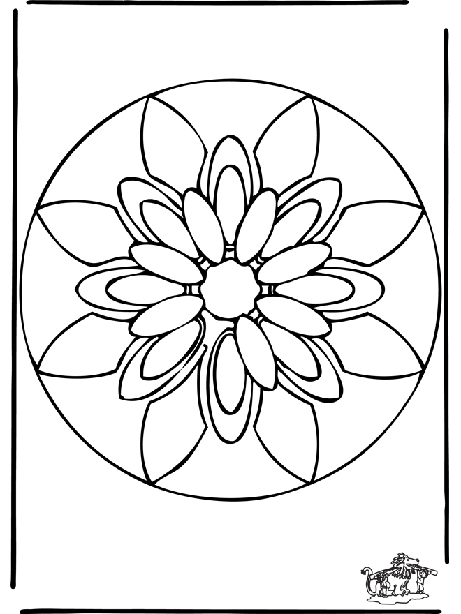 Mandala 38 - Mandala de flôr