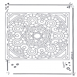 Pinturas Mandala - Mandala de recortar  15