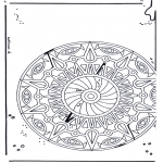 Pinturas Mandala - Mandala de recortar 21