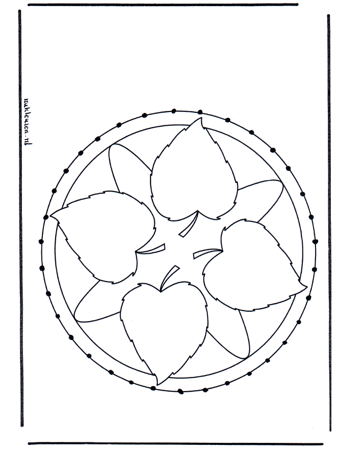 Mandala de recortar 27 - Mandala