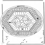 Pinturas Mandala - Mandala geométrico 2