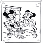 Personagens de banda desenhada - Mickey e Minnie