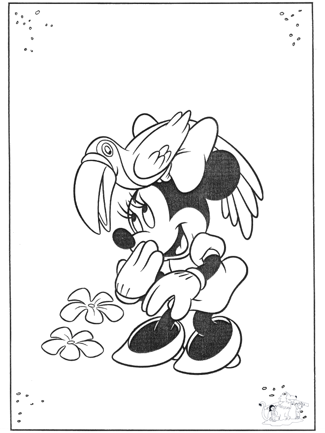 Mickey e papagaio - Disney