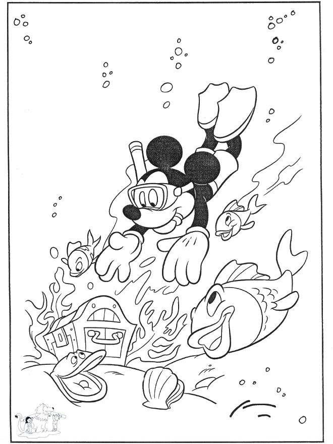 Mickey na água - Disney