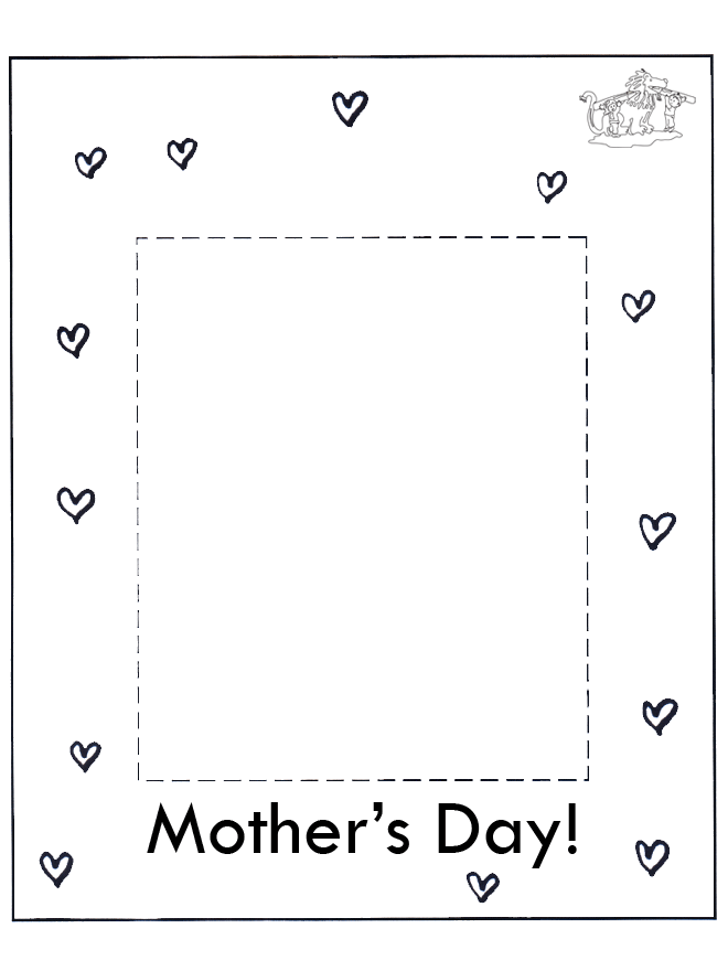 Moldura do dia da mãe - Dia da Mãe