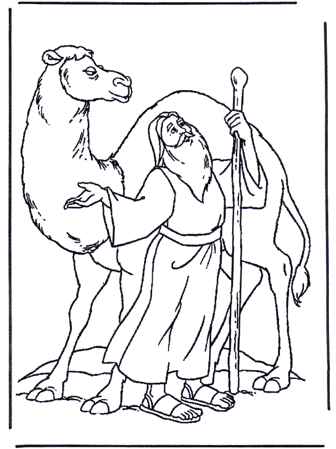 Noé e um camelo - Antigo Testamento