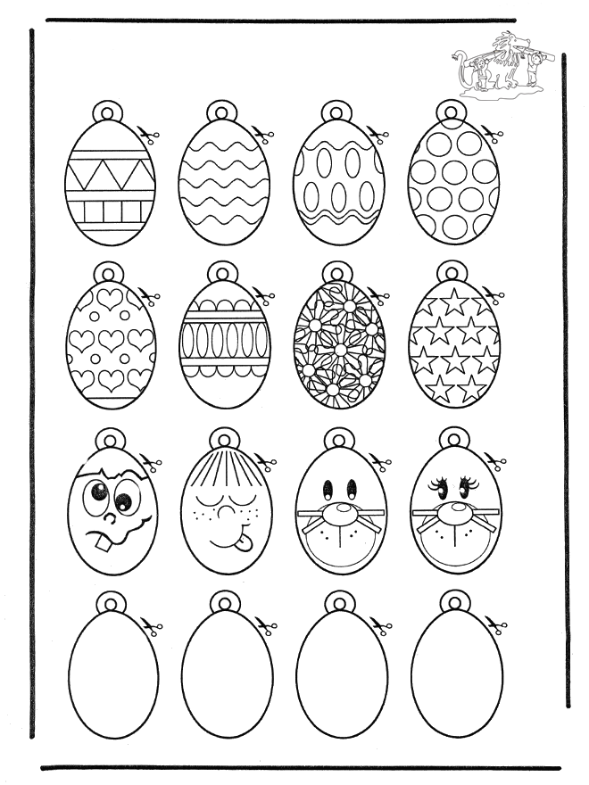 Ovos de Páscoa móveis - Móvel