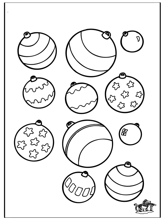 Páginas para colorir de Natal - Pintando o Natal