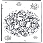 Natal - Pai Natal mandala