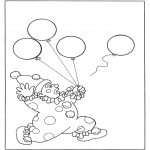 Todos os tipos de - Palhaço com balão