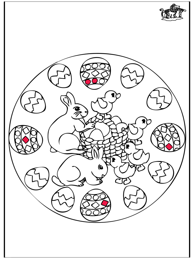 Páscoa - mandala 3 - Páscoa