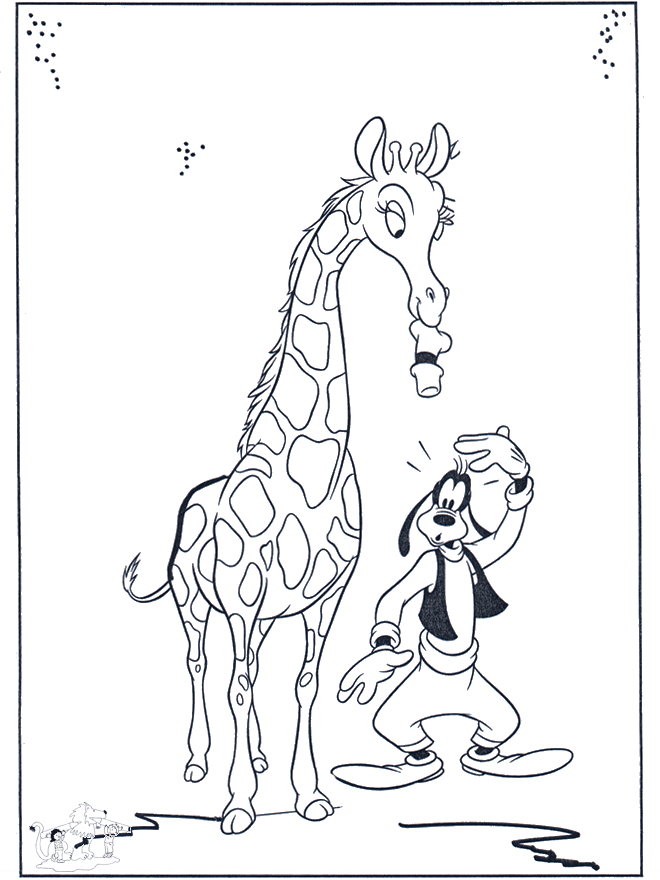 Pateta e girafa - Disney