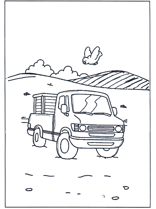 Pequeno camião - Carros