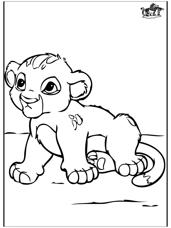 Pequeno leão - Felino