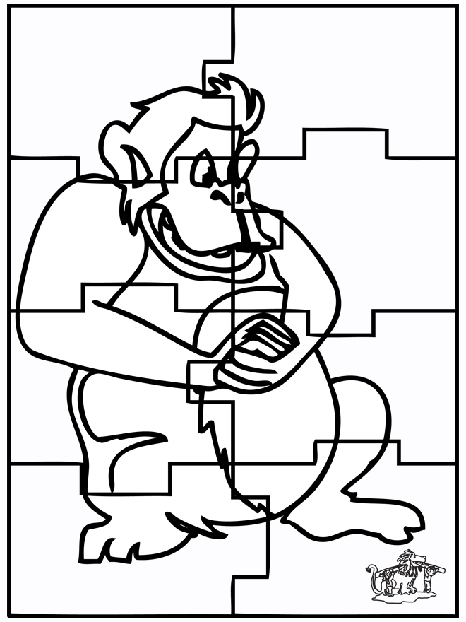 Puzzle - Macaco - Puzzle