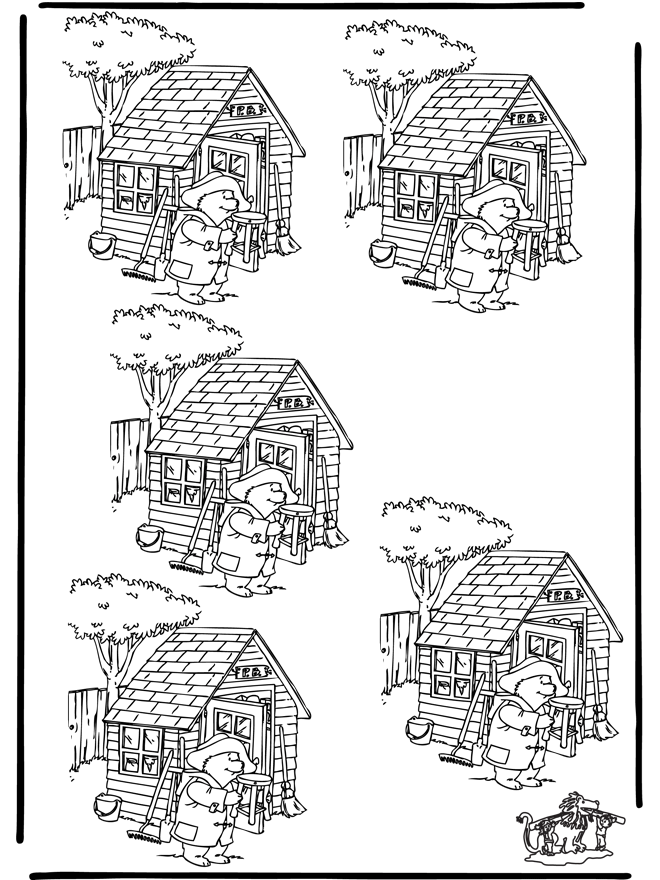 Qual é o Paddington diferente - Puzzle