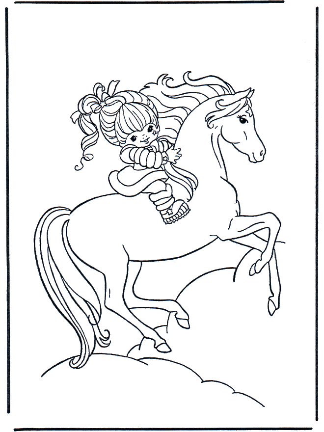 Rapariga a cavalo - Cavalos