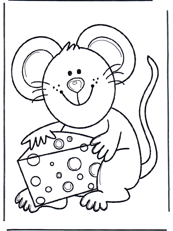 Rato com queijo - Animais domésticos e da quinta