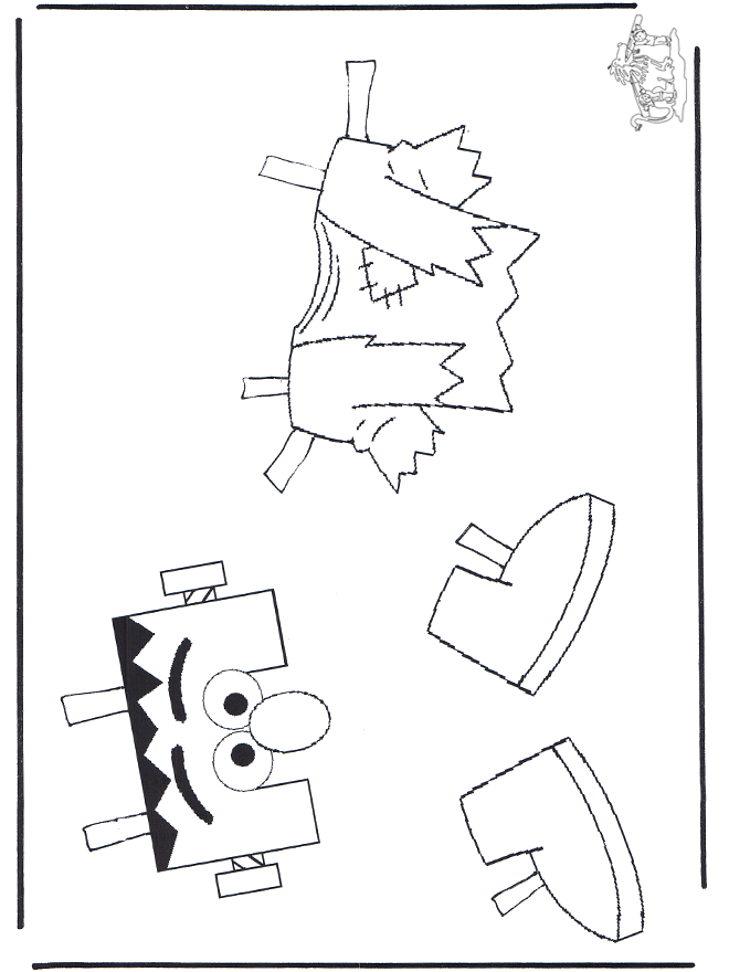 Roupas de Elmo 1 - Bonecas de papel