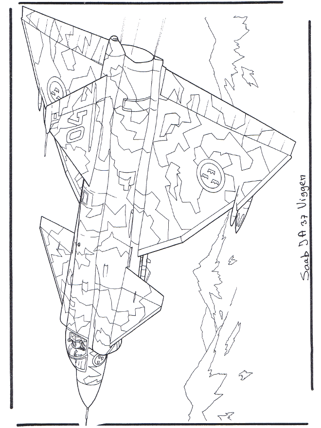 Saab JA 37 Viggen - Aviões