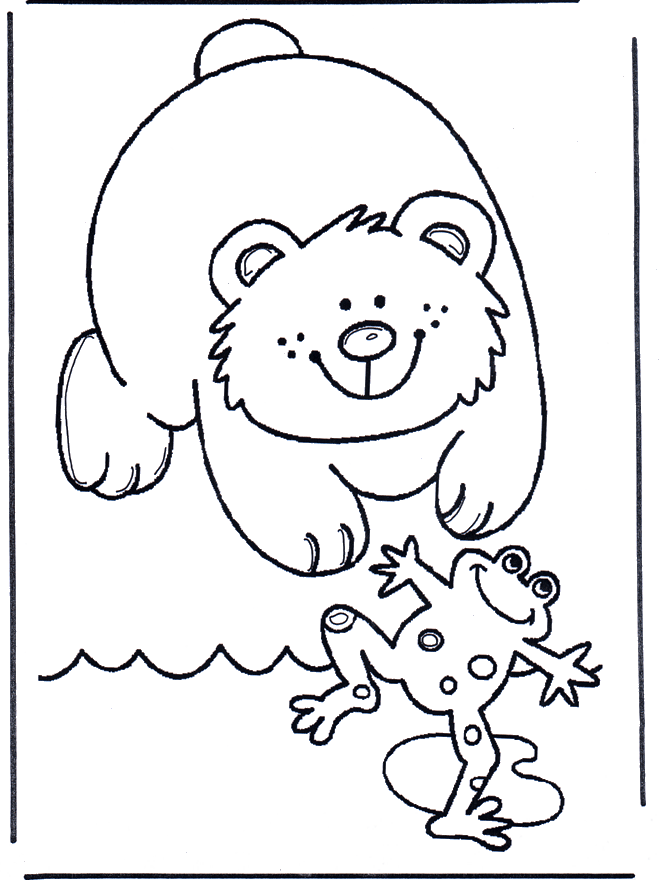 Sapo e urso - Animais