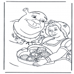 Personagens de banda desenhada - Shrek 2