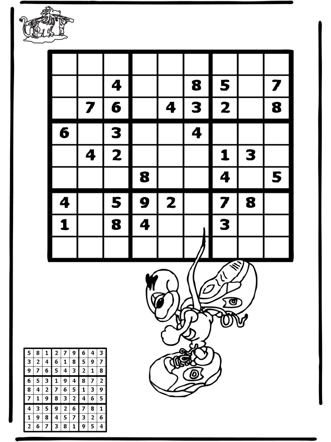 Sudoku  Diddle 1 - Puzzle