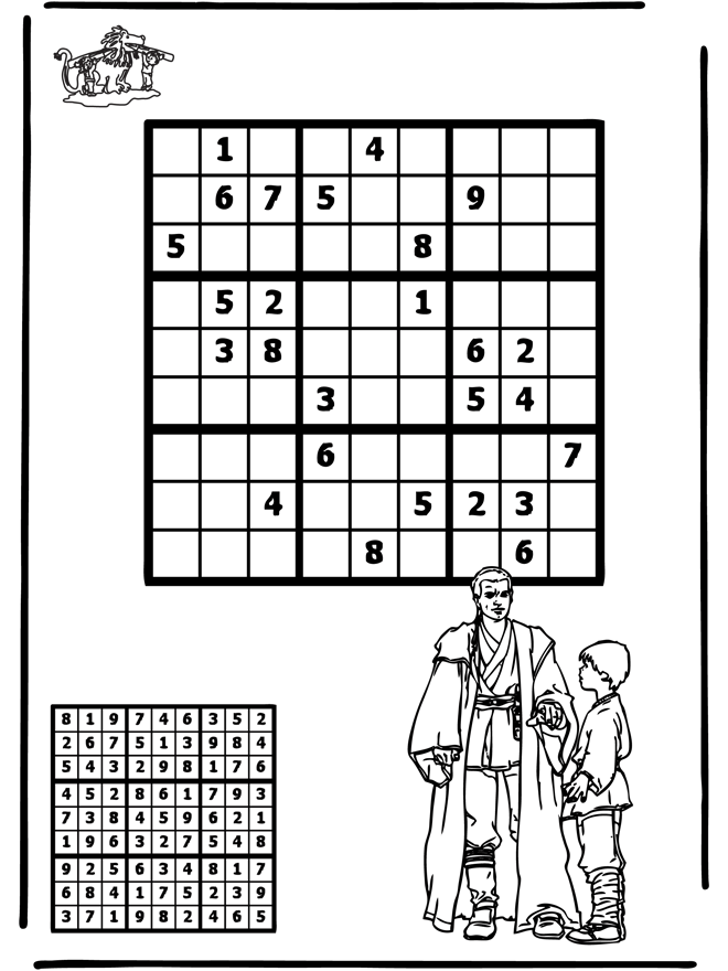 Sudoku Guerra das Estrelas - Puzzle