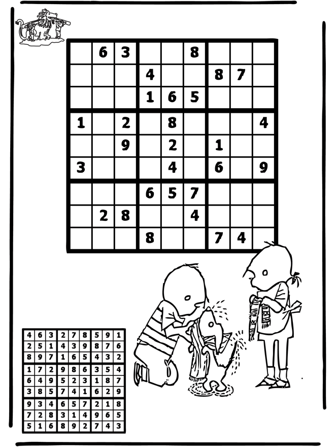 Sudoku Jip e Janneke - Puzzle
