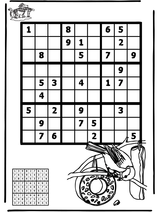 Sudoku Pássaro - Puzzle