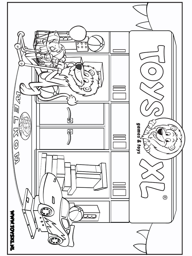 ToysXL para colorir 1 - E mais