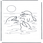Animais - Três golfinhos