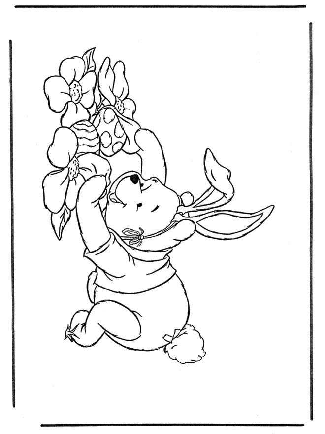Winnie The Pooh Coelhinho de Páscoa - Winny de Pooh
